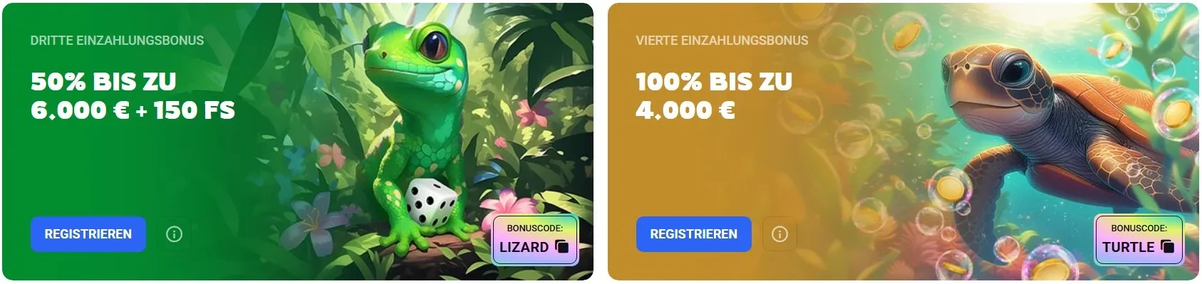 Boni und Aktionen